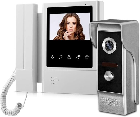 Video Intercom Systeem met 4.3 Inch Scherm en Waterdichte Buitencamera