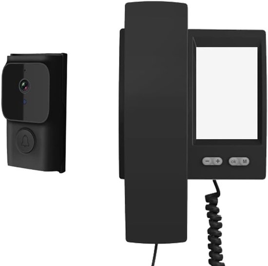 Videodeurbel intercom - Draadloze intercom set - Veilige huiscommunicatie - Directe verbinding geen wifi van Merkloos