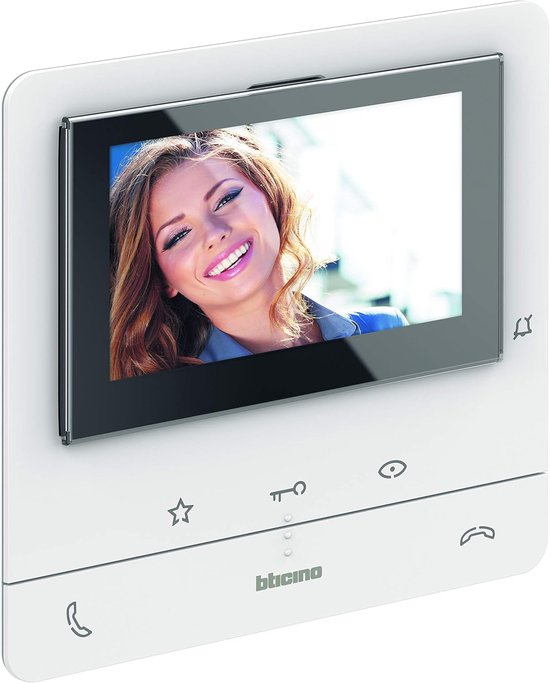 Videodeurbel Set - Intercom Systeem - Veiligheid Thuis - 5 inch Kleuren LCD - 16.4 cm Breed - Wit