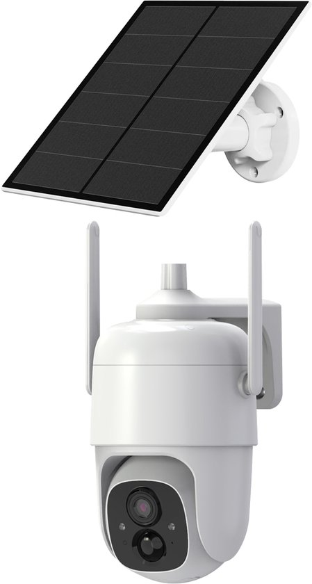 VikoHome Smart PTZ Battery Camera, Solar, Zonnepaneel van VikoHome