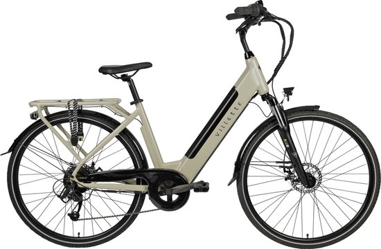 Villette L' Amant elektrische damesfiets 13Ah 7sp 28 inch greige van Villette