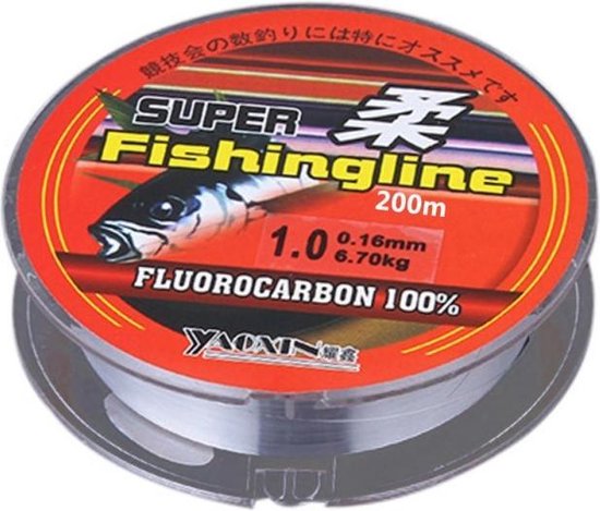 Vislijn - Nylon Draad - Extra Sterk - Zoetwater - Zoutwater - Vis Draad - Vissen - Outdoor Accessoires - Fluorocarbon van Merkloos
