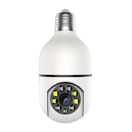 Vyzio - Slimme Beveiligingscamera - Lamp Camera - 360° - WiFi - 1080P HD - Nachtzicht - Tweerichtingsaudio - BULBCAM van Vyzio