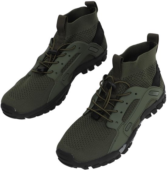 Wading Shoes for Men, Breathable OD Green Safe Walking Shoes for Men For Fishing van Merkloos