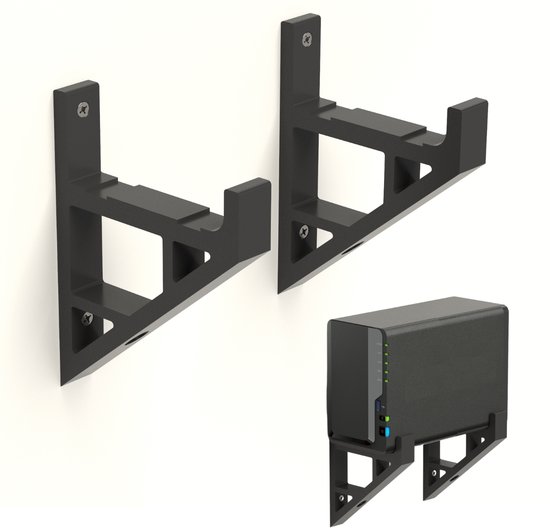 Wandhouder compatibel met Synology DiskStation - Houder voor NAS apparaat van Synology