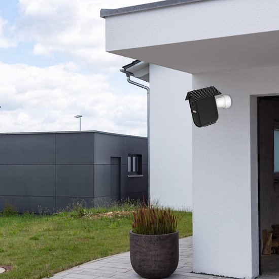 Weerbestendige siliconen behuizing voor eufyCam 2C / 2C Pro, Home Security-camerasysteem voor buiten, silicone behuizing voor bewakingscamera, waterdichte silicone bescherming, zwart van Merkloos