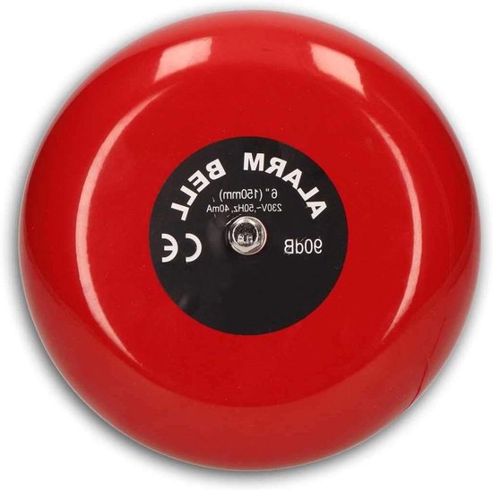 Wekker Aluminium Staal - Signaalbel Alarm - Luid Signaal Geluid - Corrosiebestendig Staal - 15 x 15 x 58 cm