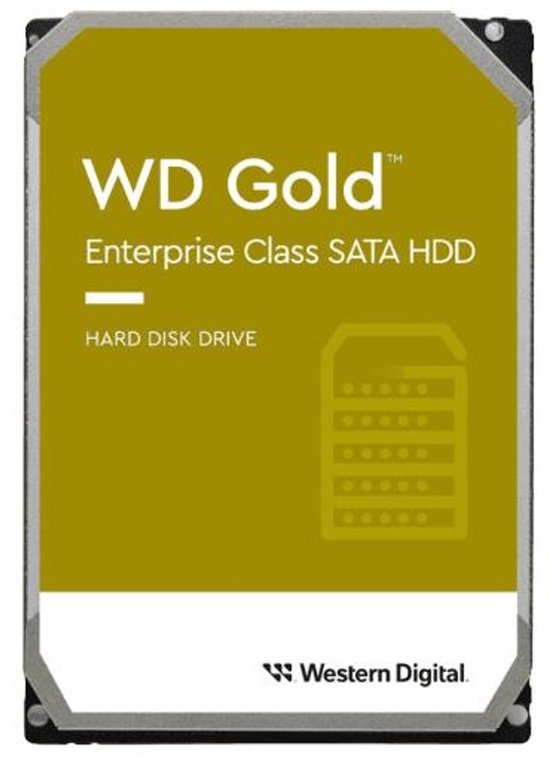 Western Digital Gold WD4004FRYZ interne harde schijf 4 TB 7200 RPM 128 MB 3.5" SATA III van Merkloos
