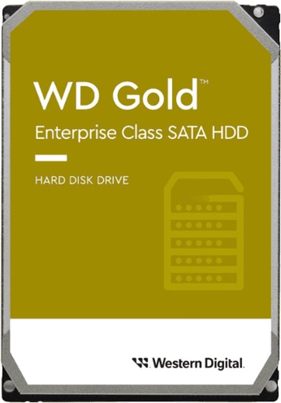 Western Digital Gold WD6004FRYZ interne harde schijf 6 TB 7200 RPM 128 MB 3.5" SATA III van Merkloos