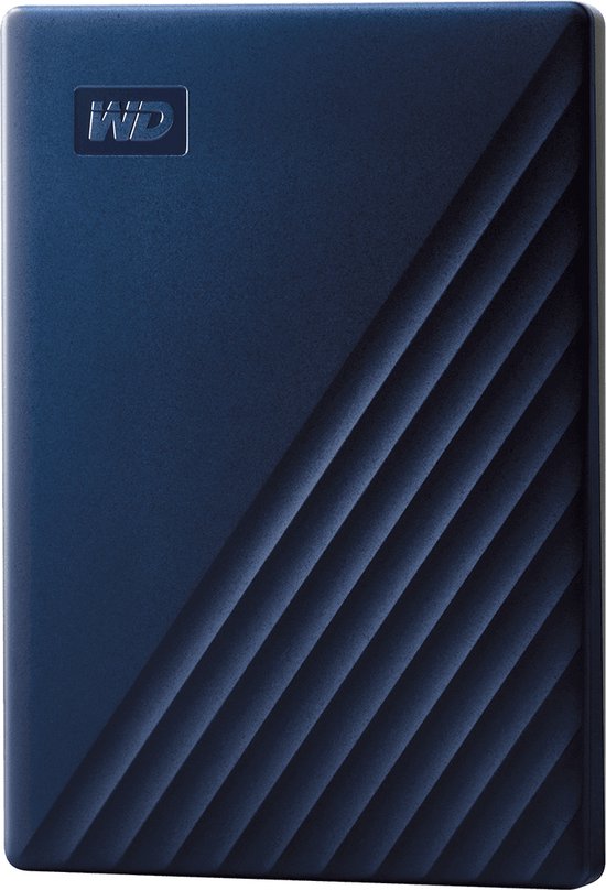 Western Digital My Passport - Compatibel met Mac - Externe Harde Schijf - Blauw - 2 TB van Merkloos