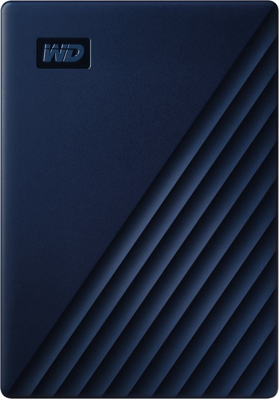 Western Digital My Passport - Compatibel met Mac - Externe Harde Schijf - Blauw - 4 TB van Merkloos