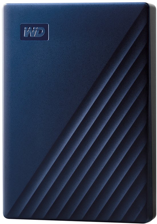 Western Digital My Passport - Compatibel met Mac - Externe Harde Schijf - HDD - 5 TB - Blauw
