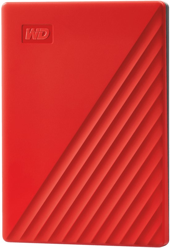 Western Digital My Passport - Externe harde schijf - 4 TB Rood van Merkloos