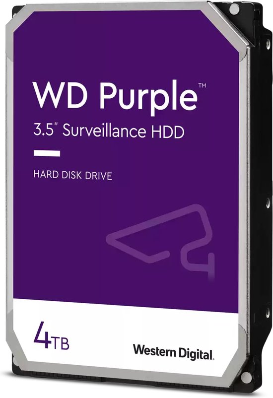 Western Digital Purple - Interne harde schijf - HDD - 256MB Cache - 4 TB