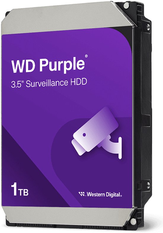 Western Digital Purple Pro WD241PURP interne harde schijf 24 TB 7200 RPM 512 MB 3.5" SATA van Western Digital