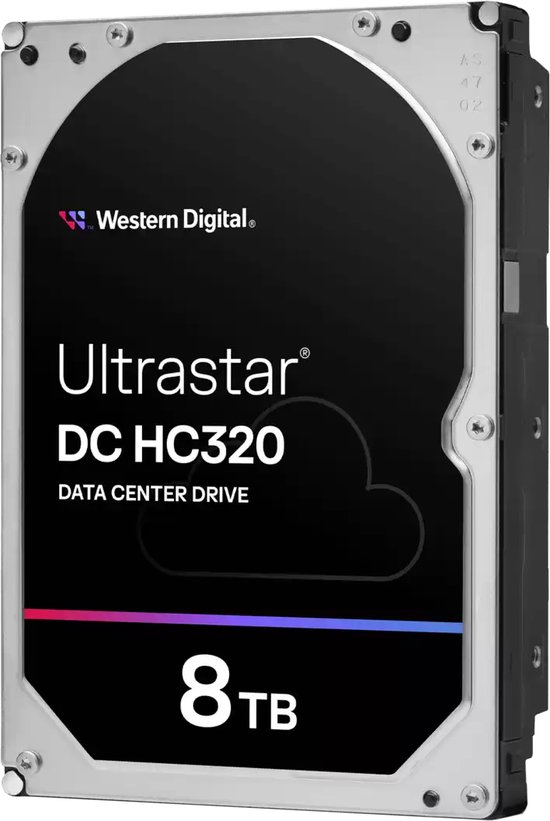 Western Digital Ultrastar DC HC320 - Interne harde schijf 3.5" - 8 TB van Merkloos