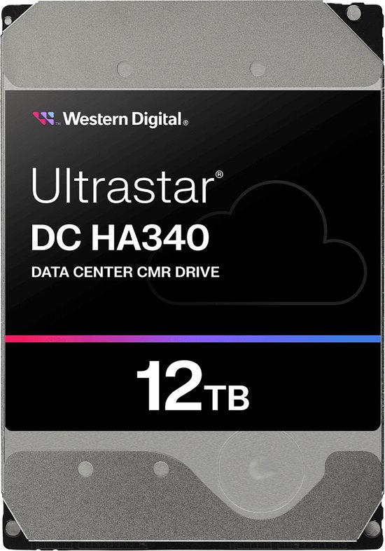 Western Digital Ultrastar DC HC520 - Harde Schijf - 12TB - 3.5 inch - SATA III 6Gb/s - 7200 RPM - 512MB Cache