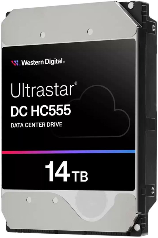 Western Digital Ultrastar DC HC555 - Interne harde schijf - 14 TB - 7200 RPM - HelioSeal Technologie