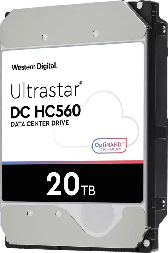 Western Digital Ultrastar DC HC560 3.5 20000 GB SAS van Western Digital