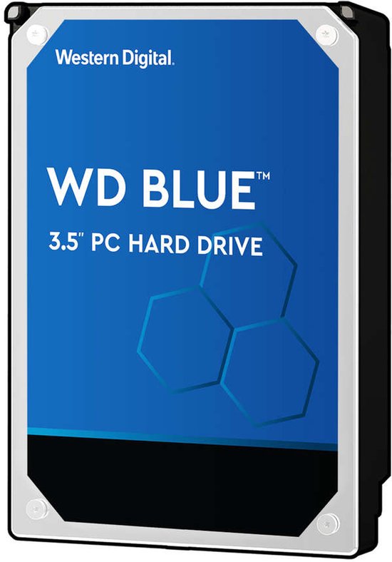 Western Digital WD Blue - Interne SATA Harde Schijf 3.5'' - 6 TB