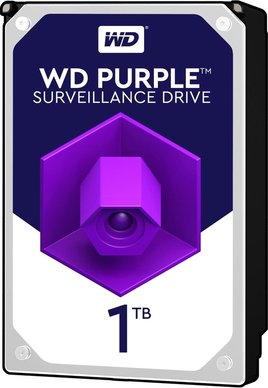 Western Digital WD Purple - Interne harde schijf 3.5" - 1 TB van Merkloos