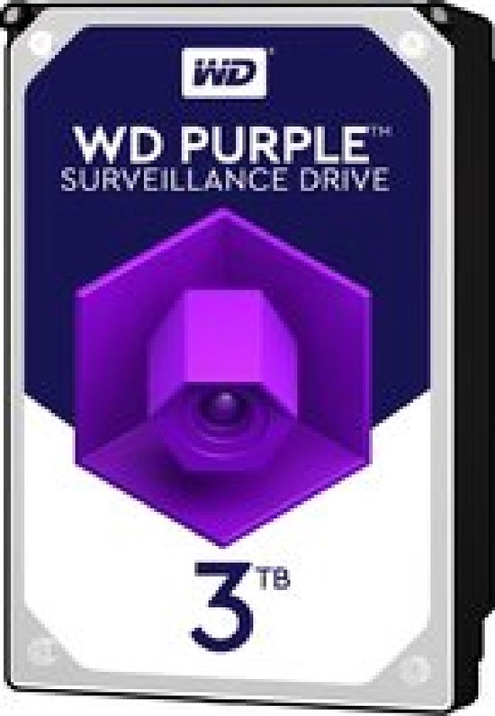 Western Digital WD Purple - Interne harde schijf 3.5 - 3 TB van Merkloos