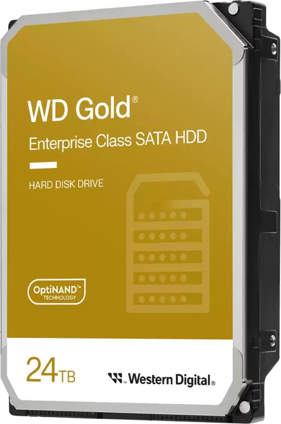 Western Digital WD241KRYZ interne harde schijf 3.5" 24 TB SATA III van Merkloos