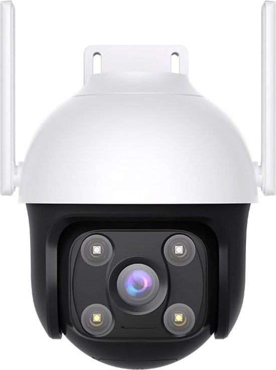White-Label® Beveiligingscamera Draadloos Buiten - Bewakingscamera voor Binnen - Full HD - Wit van Merkloos