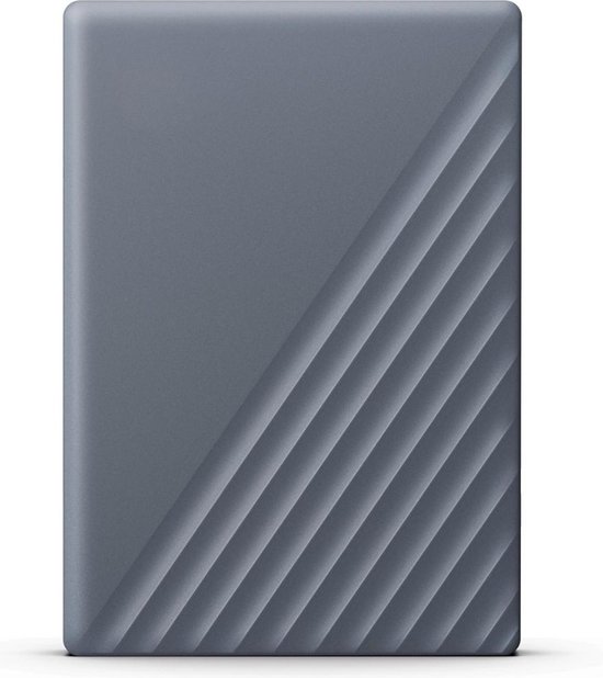White-Label® Harde Schijf Extern - Draagbare - 2TB Opslag - Grijs van Merkloos