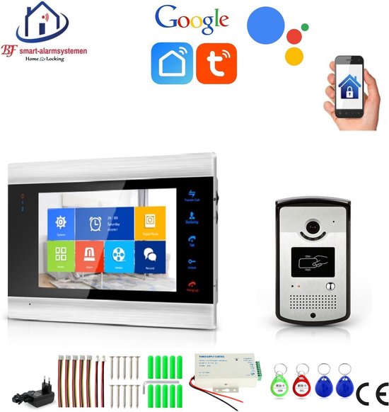 Wifi deurintercom met bediening via APP en werkt met spraakgestuurde apps. T-2102V van Smartwares