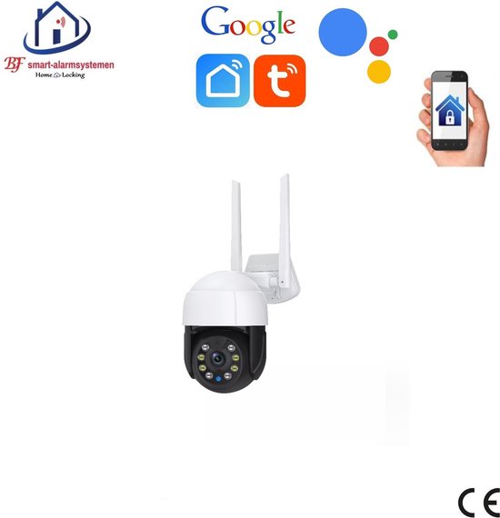 WIFI PTZ IP-camera 3.0MP met bediening via APP en kan werken met spraakgestuurde apps. T-2026 van Technetix