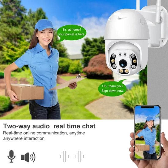 Wifi smart camera Full HD V3 YsxL voor buiten met geheugenkaart slot. van YsxL
