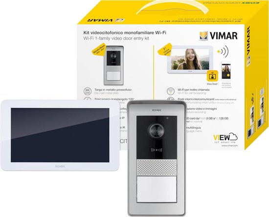 Wifi Video Deurintercom Systeem met 7 inch Touchscreen Monitor en RFID Toegangscontrole van Merkloos
