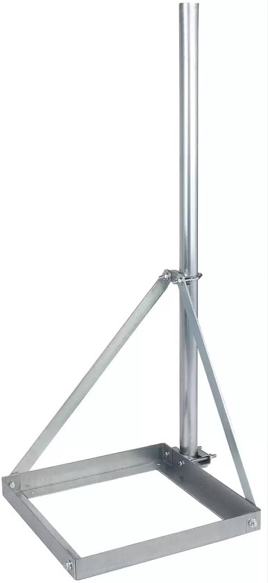 WL4 MT10 verplaatsbare mast 1 meter met ballastvoet voor camera of antenne
