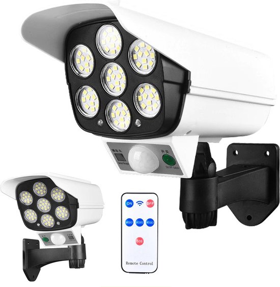 WRPC Outdoor Dummy Camera - Aluminium - met Flash Light - Bewegingssensor van Merkloos