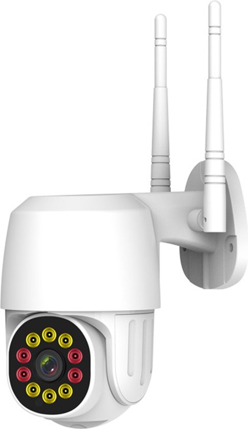 Xd Xtreme - 3MP FHD beveiligingscamera - voor binnen en buiten - compact model - wit - Full HD - PTZ - 3 megapixel - met app - indoor en outdoor - huis beveiliging van XD-Xtreme