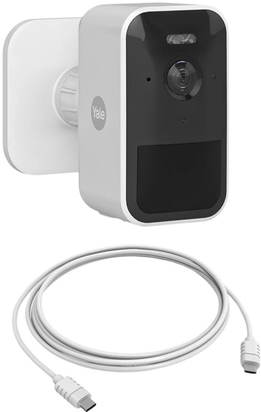 Yale - Buitencamera Kabelset - Met USB-C kabel - Altijd stroom van Merkloos