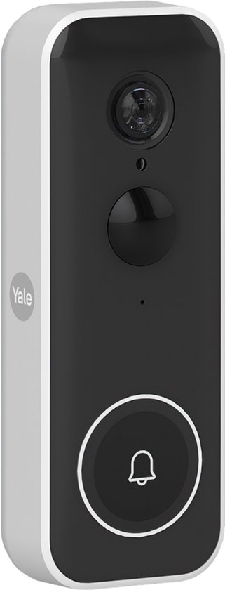 Yale - Slimme Videodeurbel - Wit - Bewegingsopname - Nachtzicht