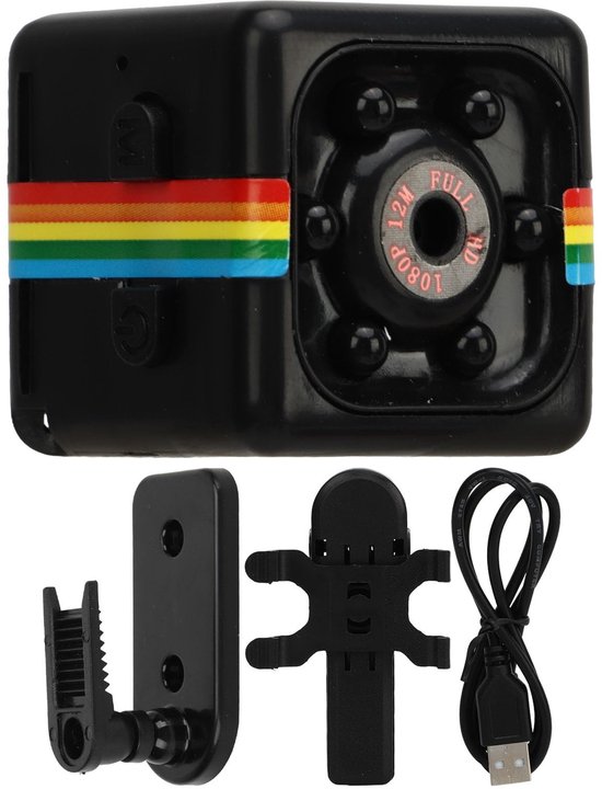 Ynkkvre - Beveiligingscamera - Beveiligingscamera Binnen - Binnenhuis Camera - Mini Camera - 1080P Nachtzicht - 2 uur Opname - 32GB Opslag - Draagbaar van Ynkkvre