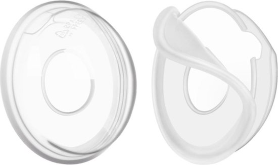 Youha® - Lekschalen - Borstschalen - Moedermelk collector - Opvangen van borstmelk - afkolven - BPA vrij - orgineel Youha product - set van 2 stuks van Youha