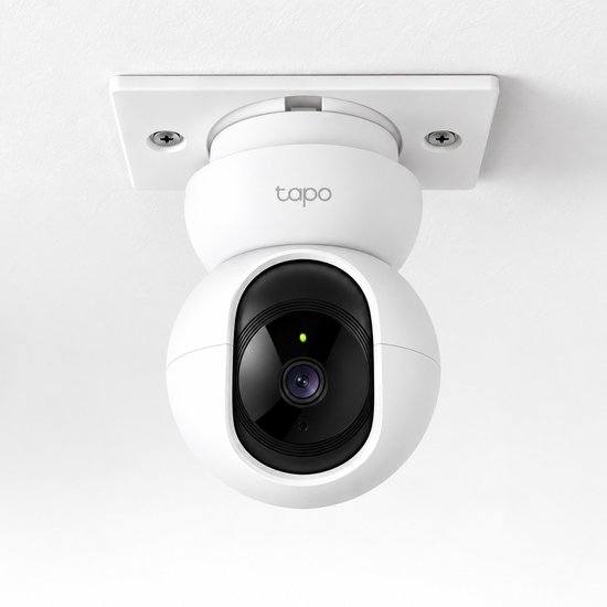 YUOM Plafondbeugel Geschikt voor TP-Link Tapo C200 Beveiligingscamera – Camera Houder – Plafond Mount – Wit