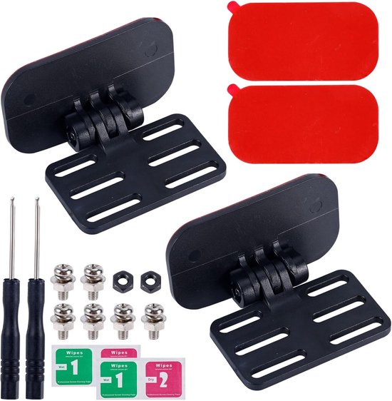 Zelfklevende Achteruitrijcamerahouder Set – Eenvoudig te Installeren Dashcam Bevestigingen met Schroeven en Schroevendraaiers van Merkloos