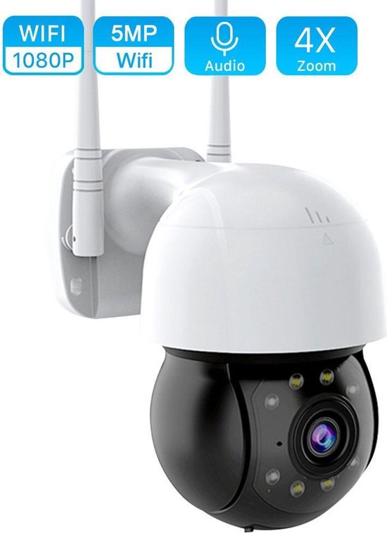 Zoncent 1080P PTZ Wifi Surveillance Camera Outdoor 4X Digitale Zoom IP Camera Draadloze H.265 P2P Audio Beveiliging CCTV camera van Zoncent