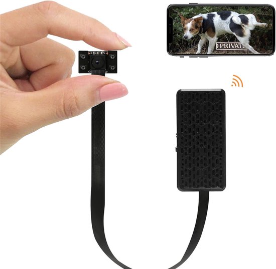 ZRNS® Verborgen Camera - Spy Cam - Compacte Mini Camera - Beveiligingscamera - Spionagecamera Met Bewegingsdetectie - 4K