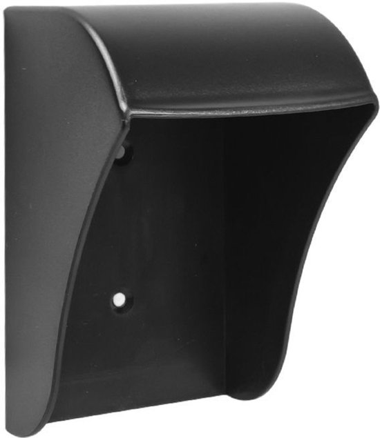 Zwarte PC-deurbelhoes met schroeven, universele waterdichte hoes voor draadloze deurbel en buitendeurbel